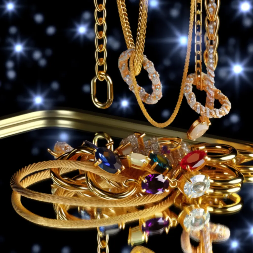 Złote kolczyki typu hoop